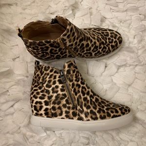 Brand new wedge sneakers size 10